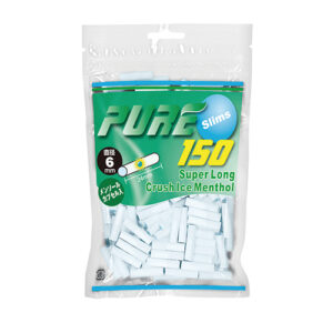 PURE滤嘴细支冰薄荷爆珠6mm*18mm/ピュア・スリム・アイスクラッシュ・スーパーロング・メンソール・フィルター