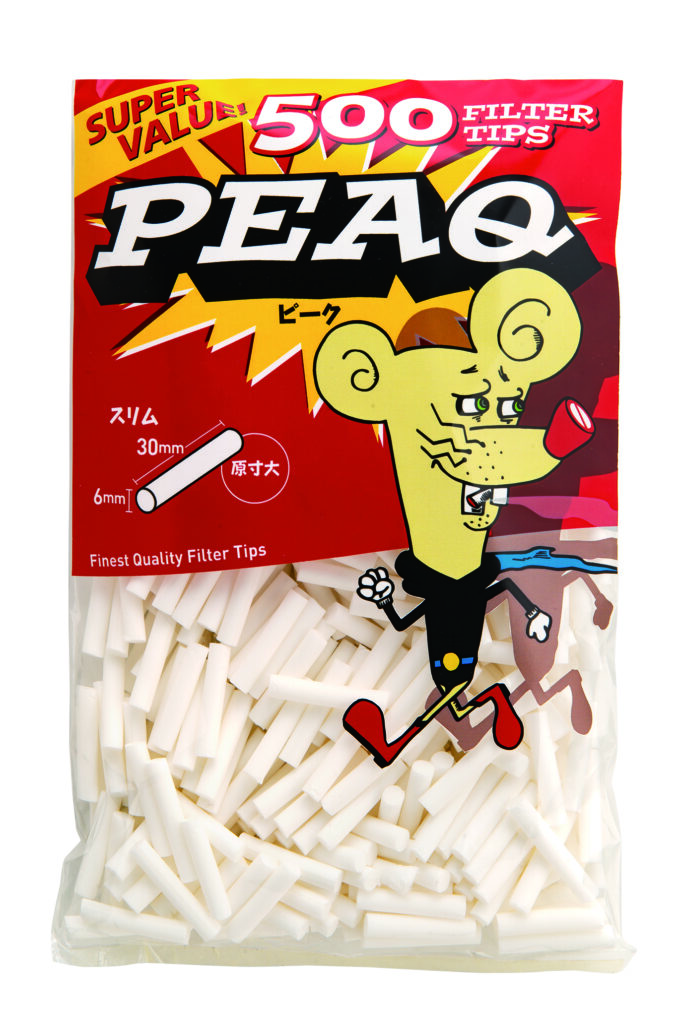 PEAQ老鼠滤嘴细支长支（6mm*30mm)/ＰＥＡＱ・スリム　500支装