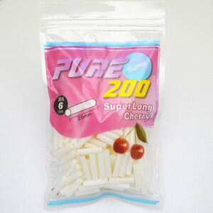 PURE滤嘴细支樱桃味6mm*25mm/ピュア・スリム・スーパーロング【チェリー】フィルター