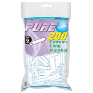 PURE滤嘴细支超长款薄荷味6mm*30mm/ピュア・スリム・エクストリーム・ ロング・メンソール・フィルター