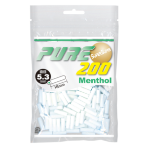 PURE滤嘴超细款薄荷味5.3mm*18mm/ピュア・スーパースリム・メンソール・フィルター